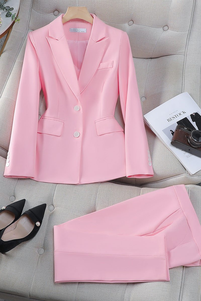 Moderne Business Blazer Hosenkombi Damen