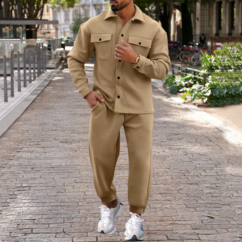 Herren Freizeitjacke Lässig Mit Taschen Bequem