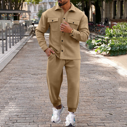 Herren Freizeitjacke Lässig Mit Taschen Bequem