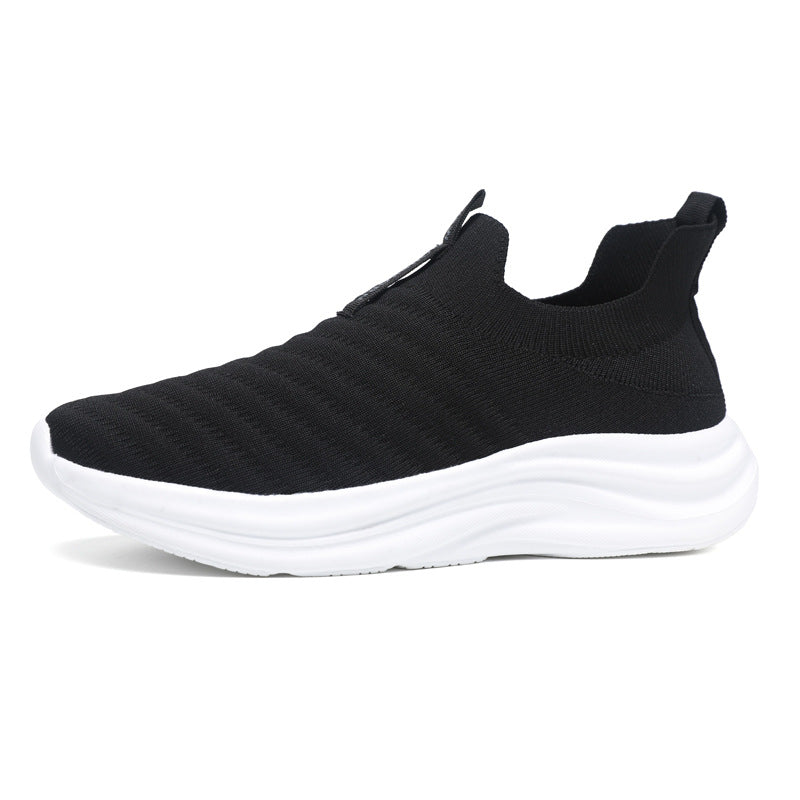 Damen Sneaker Bequem Slip-On Weich Laufsohle Komfort