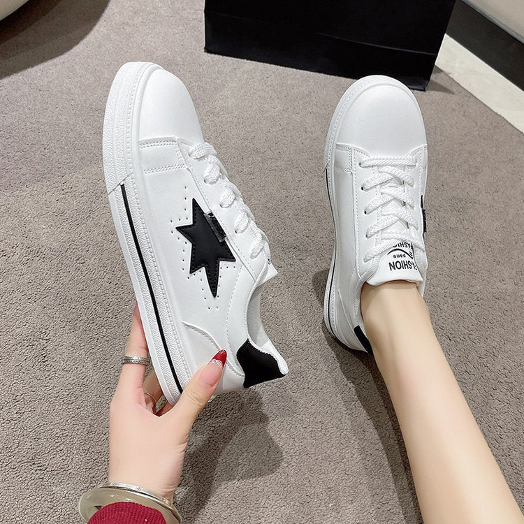 Damen Sneaker Stern-Design Trendy Frauen Schuhe - BerlinGlamour