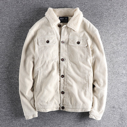 Herren Cordjacke mit kuscheligem Futter und praktischen Taschen BerlinGlamour.