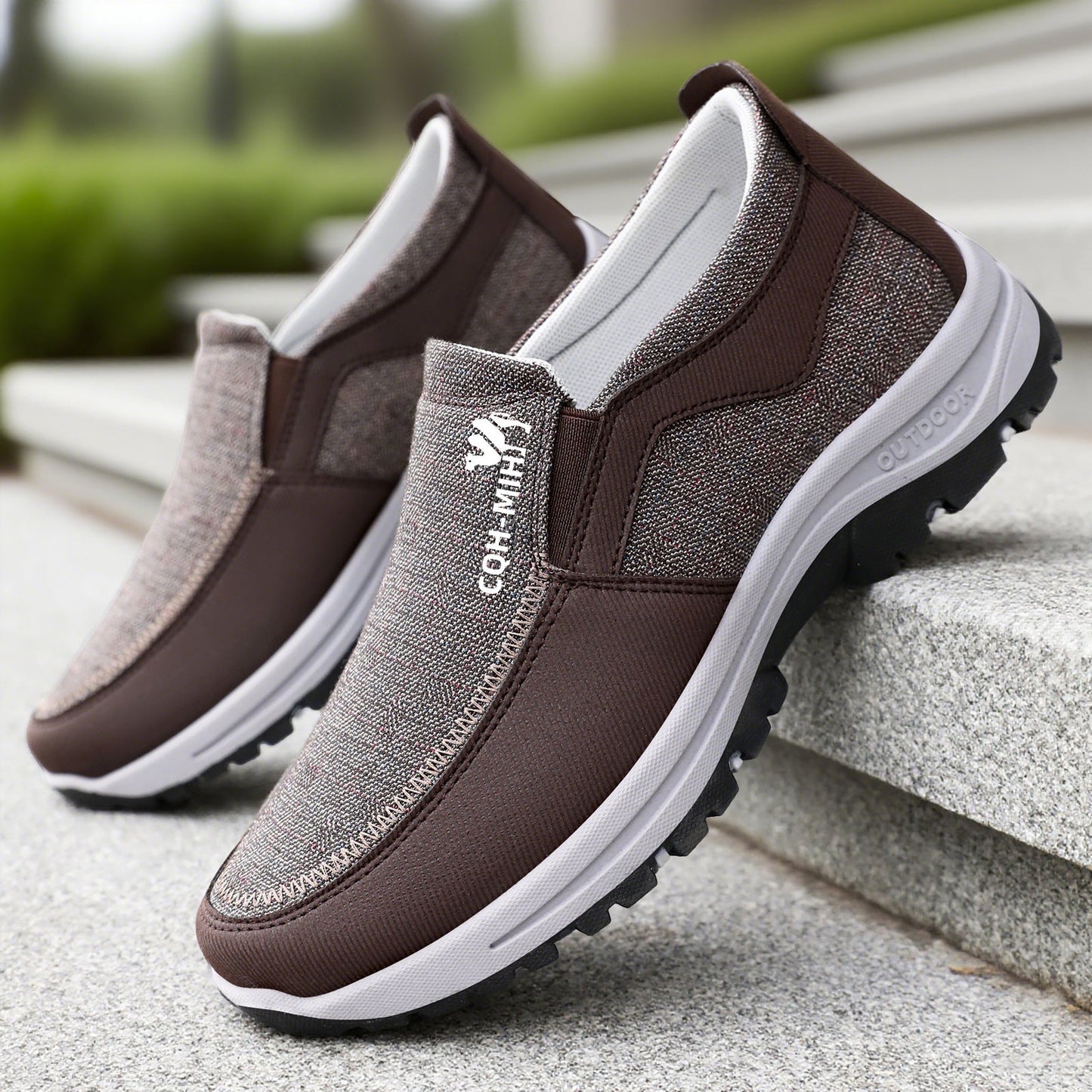 Damen Halbschuhe Bequem Slip-On atmungsaktiv - BerlinGlamour