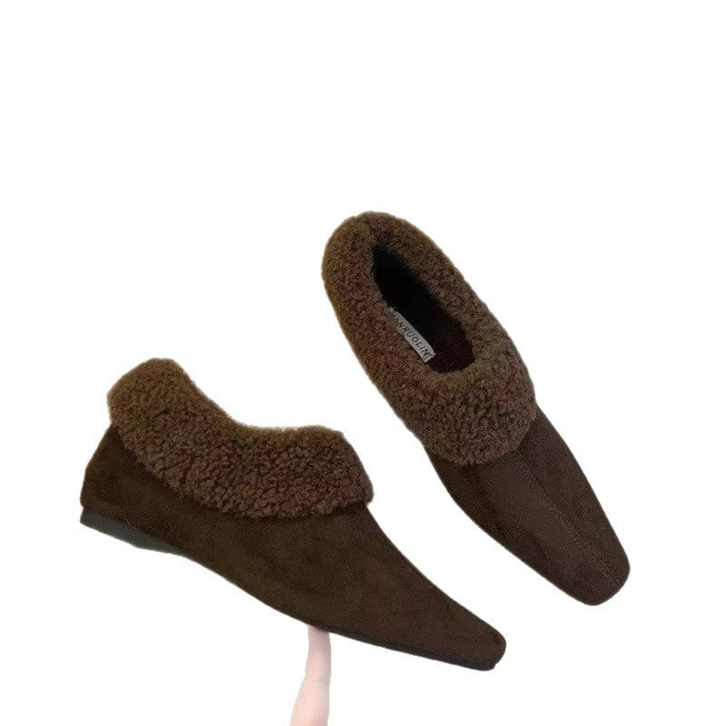 Damen Hausschuhe Warm Bequem Fleece Kuschelig Winter
