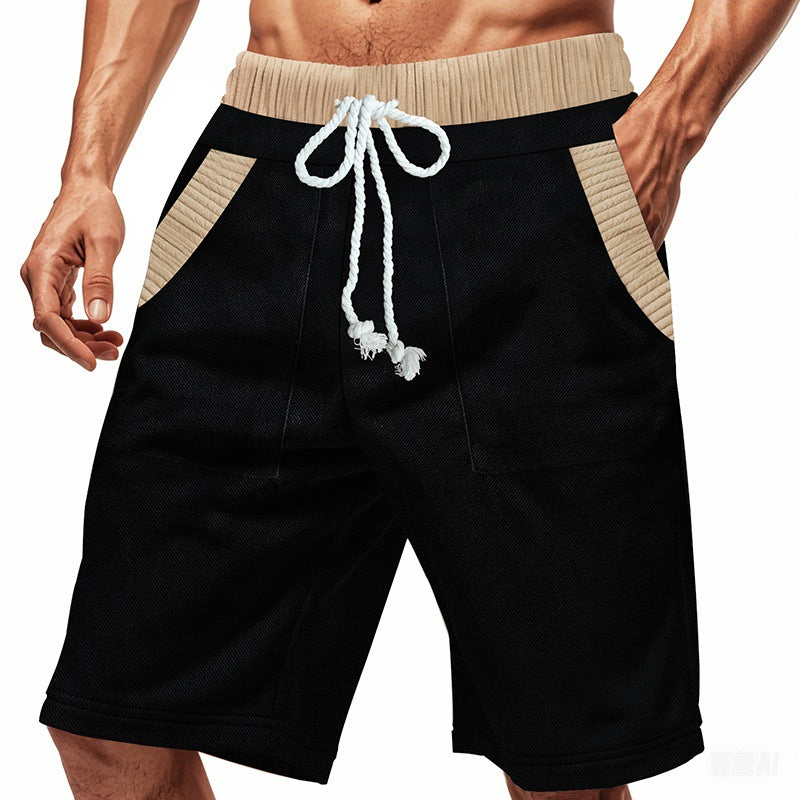Herren Shorts Elastisch Bequem Mit Taschen