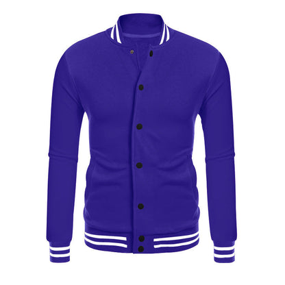 Herren Sportjacke Modern Kontrast Bündchen