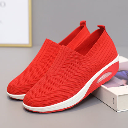 Damen Sneaker Bequem Luftig Mit Dämpfung