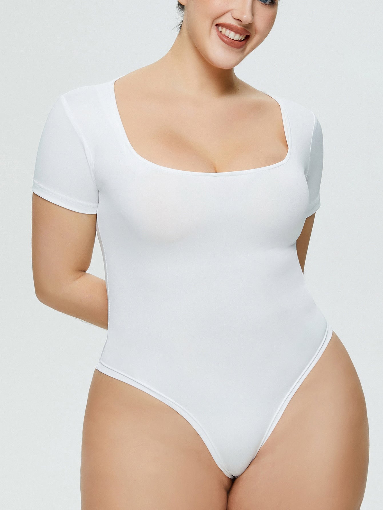 Damen Body Ripp Design Leicht Modisch