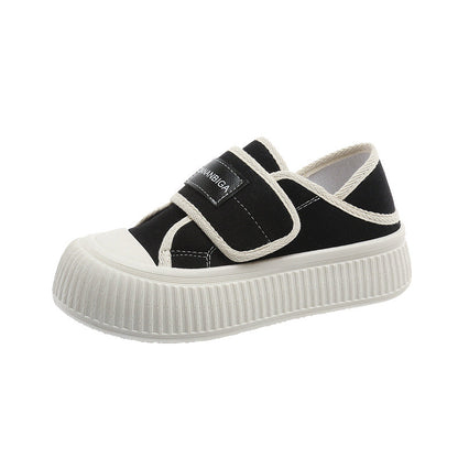Damen Sneaker Weich Bequem Mit Klettverschluss