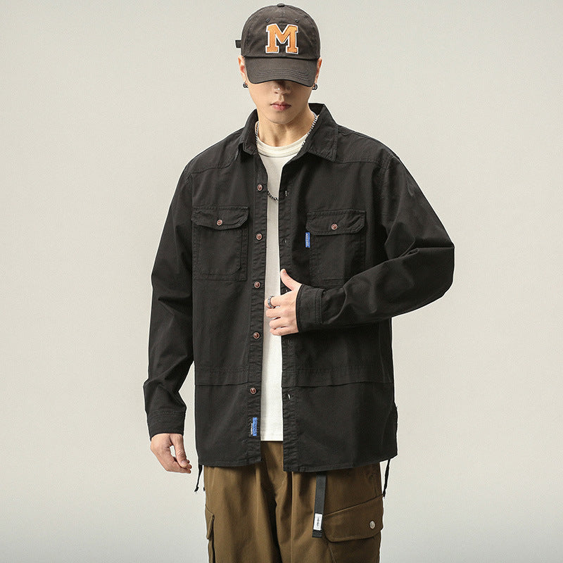 Herren Outdoor Jacke mit Taschen Praktisch Lässig
