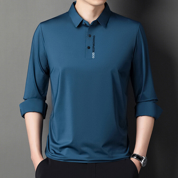 Polo-Shirt Herren Feuchtigkeitsregulierend Sportlich Modern