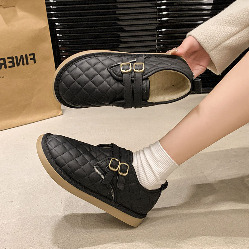 Damen Clogs mit Schnalle Bequem Stilvolle Schuhe