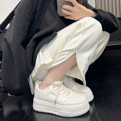 Damen Sneaker Bequem Dicke Sohle Atmungsaktiv