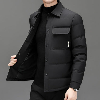 Herren Steppjacke Leicht Praktisch Mit Taschen - BerlinGlamour
