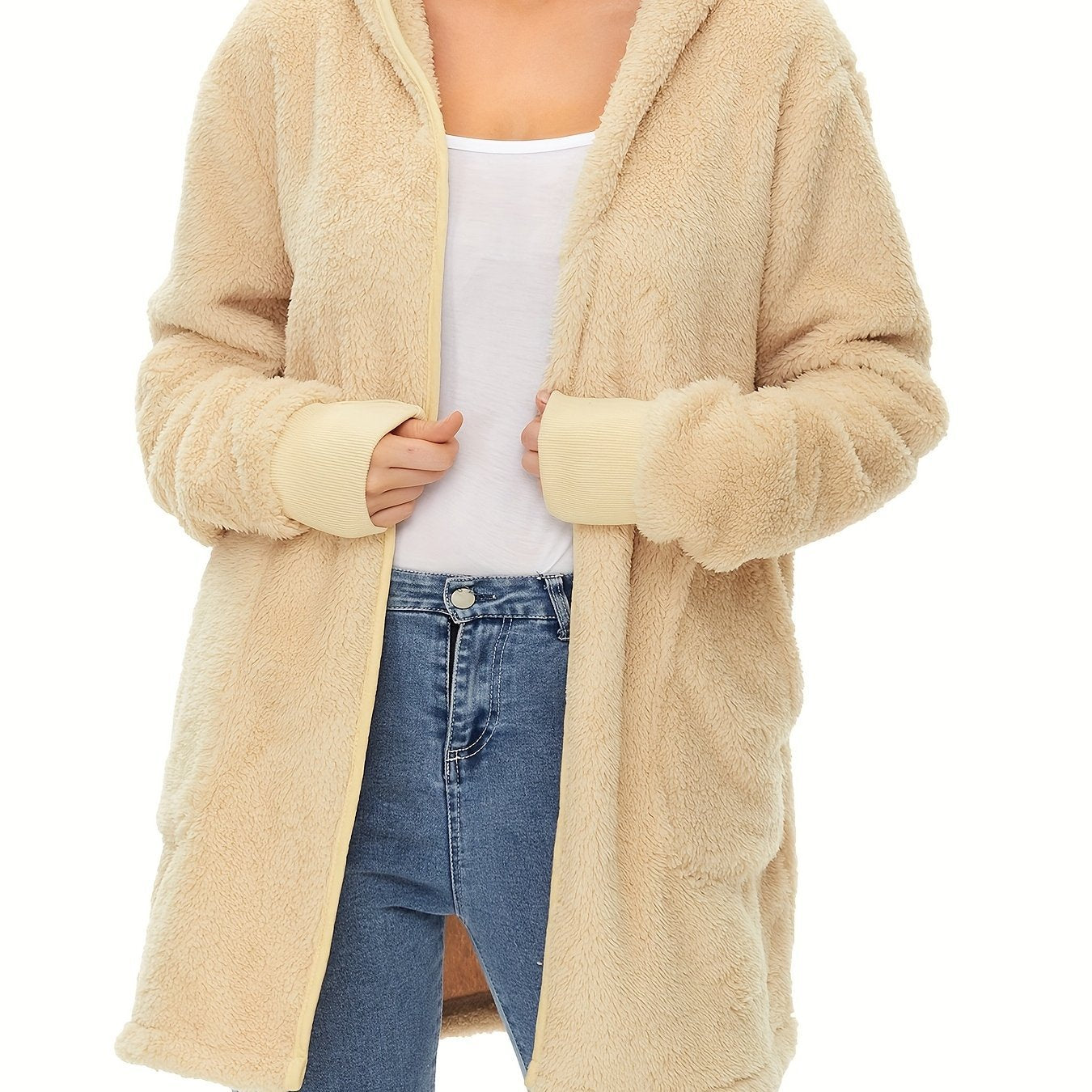 Weiche Damen Fleecejacke Warm Berlin Style