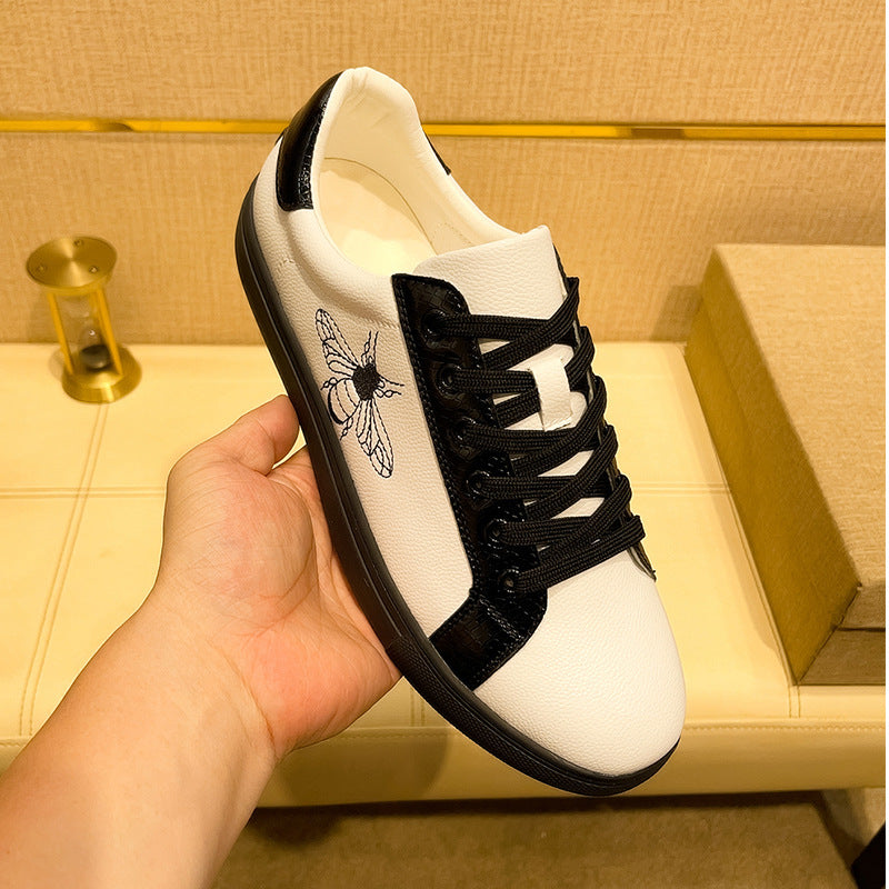 Damen Sneaker mit Bienenmuster und Polsterung Komfort Schuhe