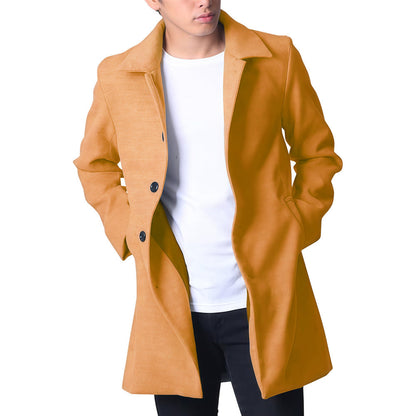 Herren Langmantel Modern Stylish Winter - BerlinGlamour
