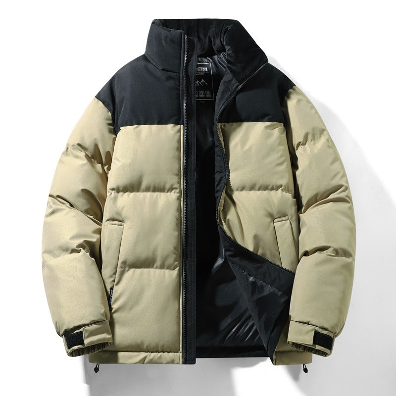 Herren Winterjacke Steppjacke Isoliert Warm