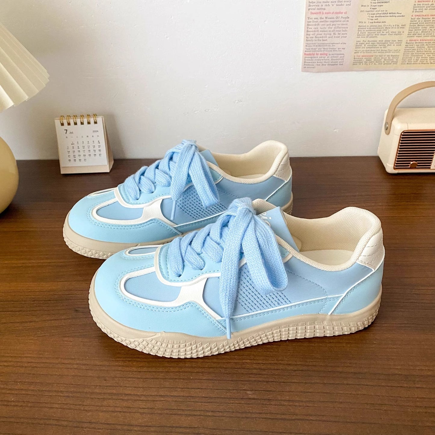 Damen Sneaker Atmungsaktiv Style Sportlich Weiß