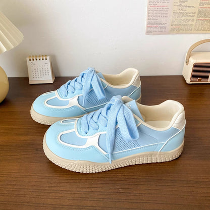 Damen Sneaker Atmungsaktiv Style Sportlich Weiß
