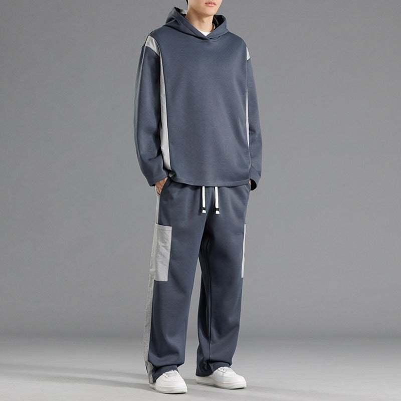 Herren Hoodie Set Jogginghose Sportlich Bequem