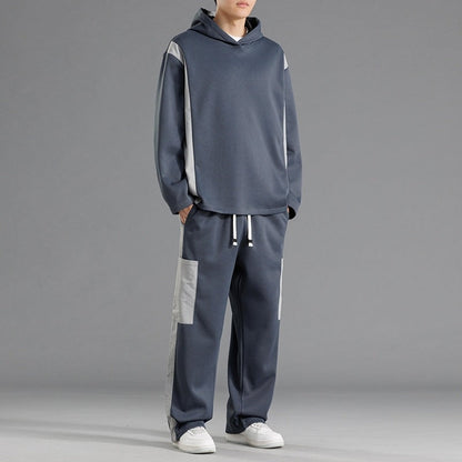 Herren Hoodie Set Jogginghose Sportlich Bequem