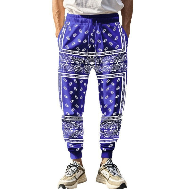 Herren Jogginghose Bandana Style Bequem Modern