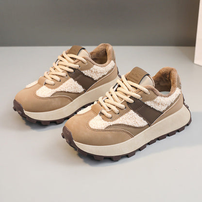 Damen Sneaker Sportschuhe Warmfutter Rutschfest
