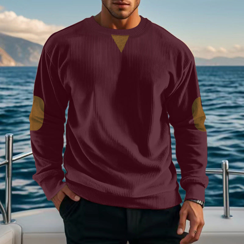 Herren Pullover Rippstrick Klassisch Elegannt