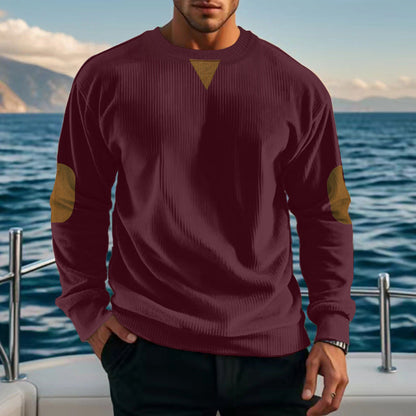 Herren Pullover Rippstrick Klassisch Elegannt