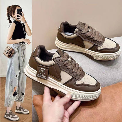 Damen Sneaker Sportlich Dicksohle Atmungsaktiv - BerlinGlamour