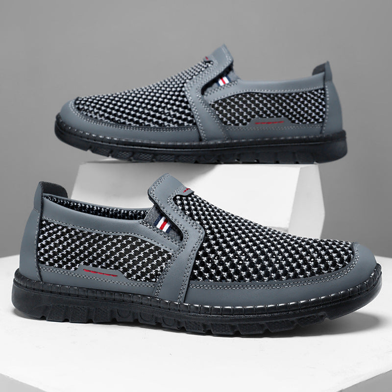 Damen Freizeitschuhe Leicht Atmungsaktiv Bequem Slip-On