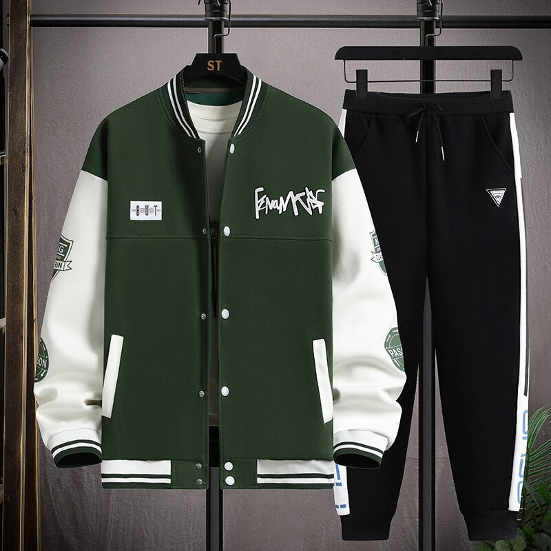 Herren Hoodie-Set Sportlich mit Grafiken Modern - BerlinGlamour