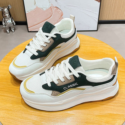 Damen Schnürschuhe Sportlich Elegant Frauen Schuhe