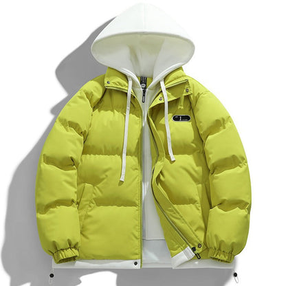 Herren Winterjacke Pufferjacke Abnehmbar Innenfutter Warm