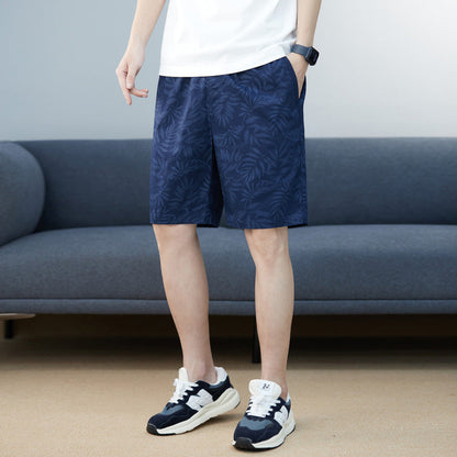 Herren Badeshorts Elastisch Funktionale Taschen Sommer