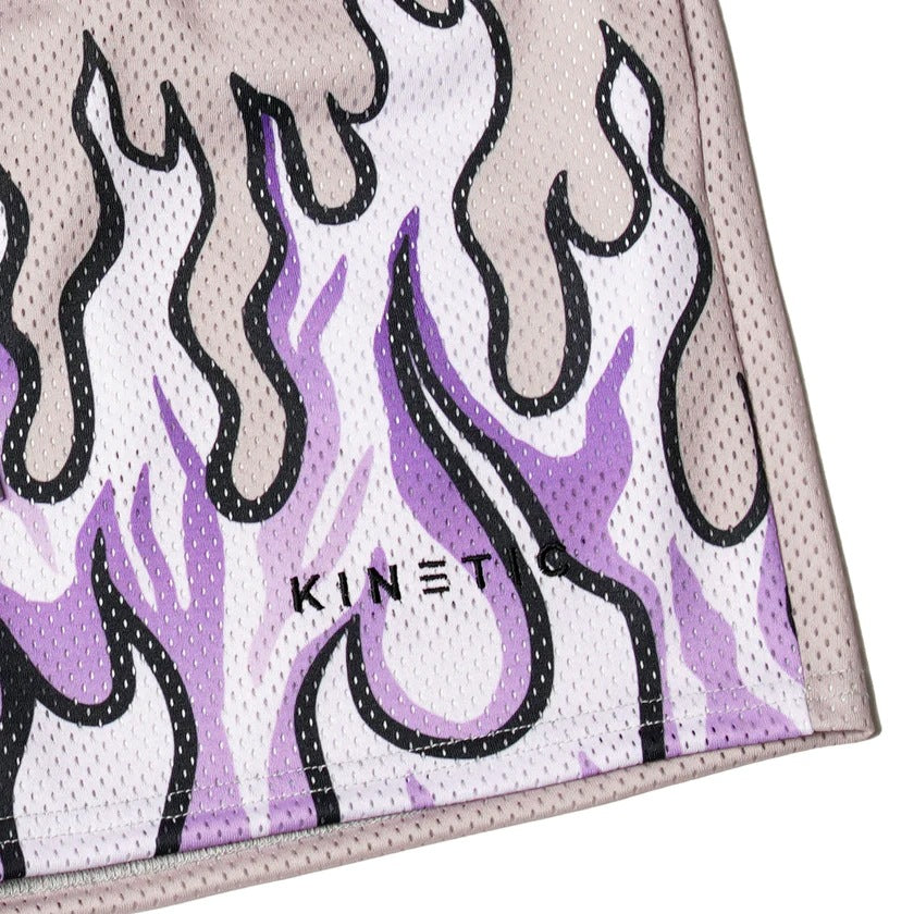 Männer Sport Shorts Flamme Stickerei Trendy