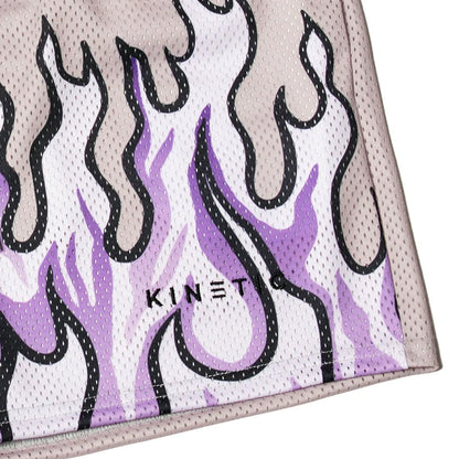 Männer Sport Shorts Flames Grafik Trendy