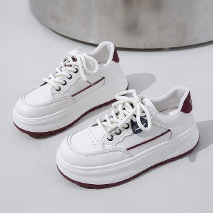 Damen Plateau Sneaker Sportlich Hochwertig Heidi