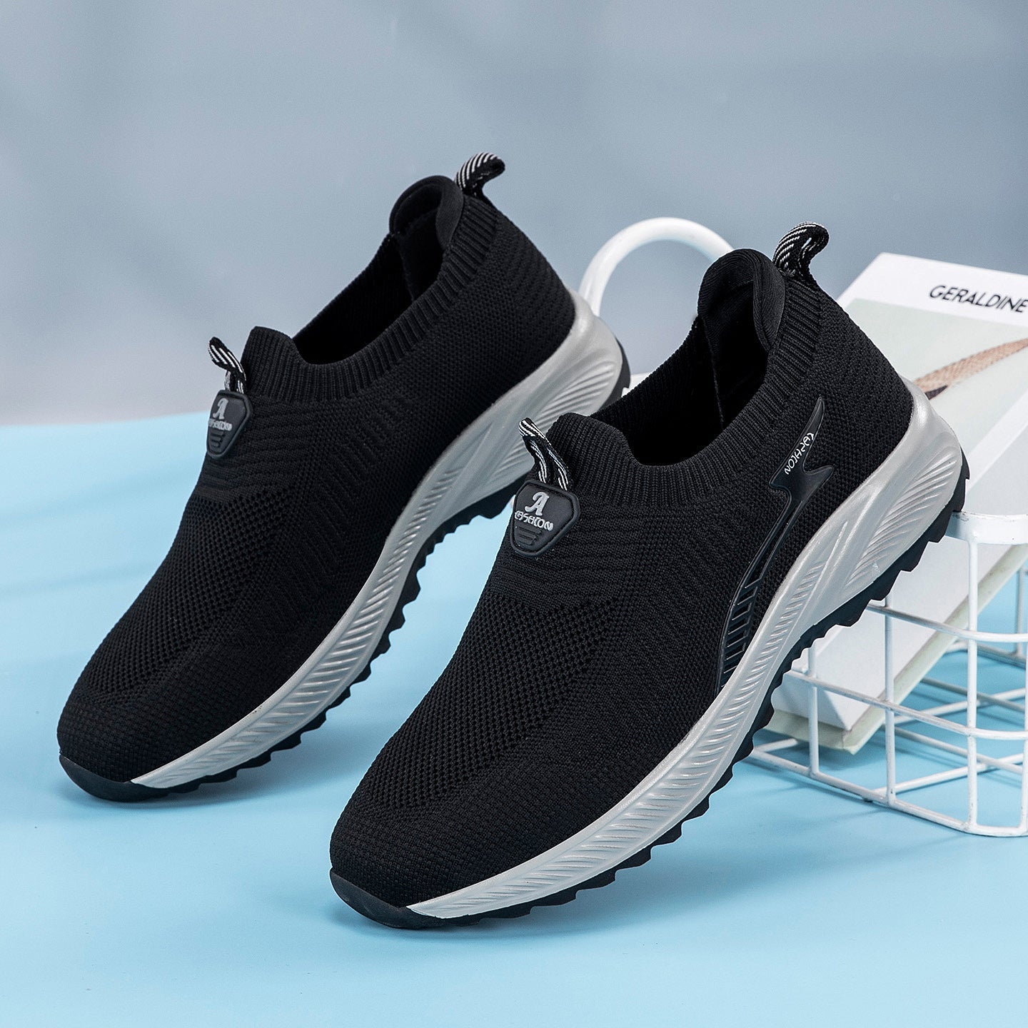 Damen Sneaker Atmungsaktiv Komfortabel mit Weichsohle