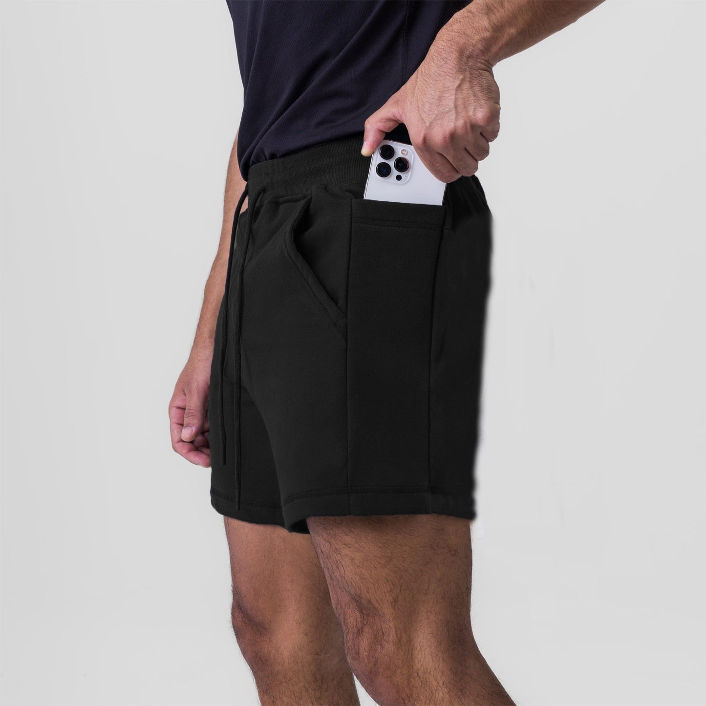 Herren Shorts Bequem Mit Seitentaschen Verstellbar