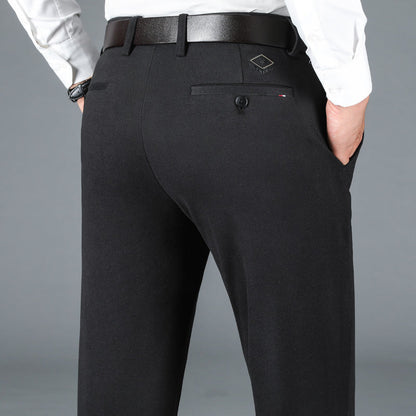 Herren Business-Hose Elegant aus Baumwolle Slim Fit