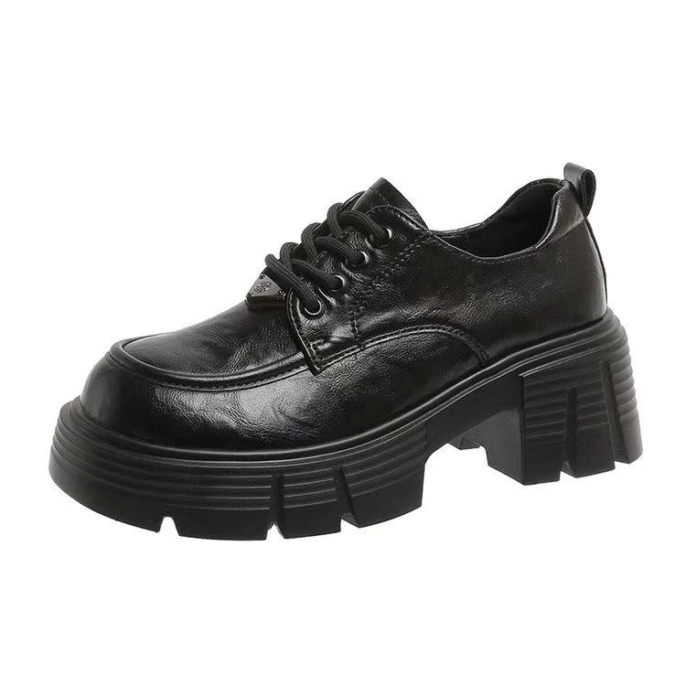 Damen Plateau-Schnürschuhe Hoch Modisch Robust