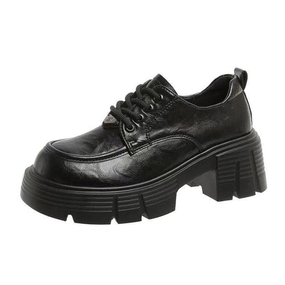 Damen Plateau-Schnürschuhe Hoch Modisch Robust