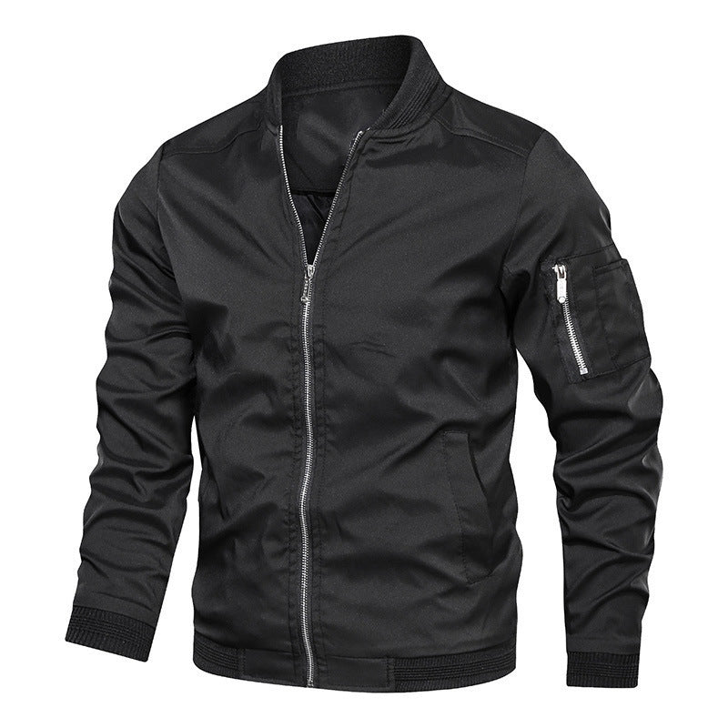 Herren Bomberjacke Leicht Modern Slim Fit