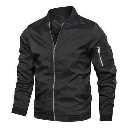 Herren Bomberjacke Leicht Modern Slim Fit