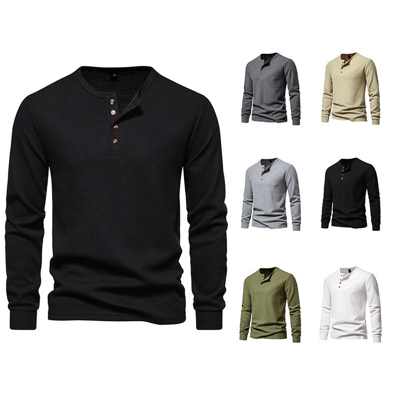 Herren Langarmhemden Knopfleiste Modern Berlin Style