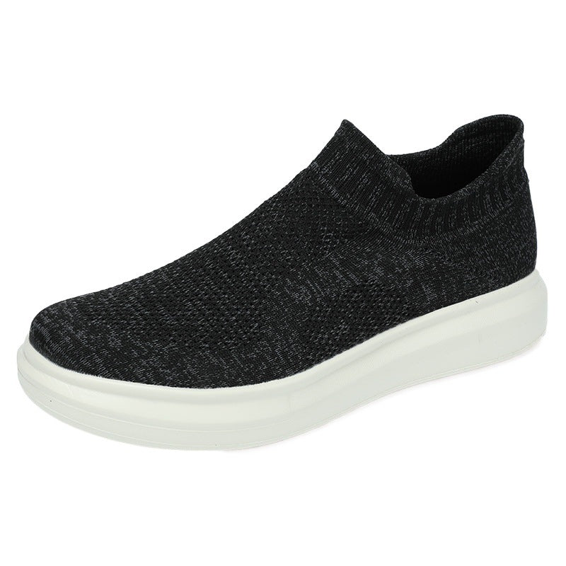 Damen Sneaker Strick Schuhe Flexibel Rutschfest - BerlinGlamour