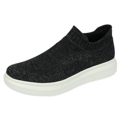 Damen Sneaker Strick Schuhe Flexibel Rutschfest - BerlinGlamour