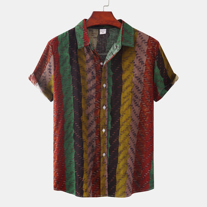 Herren Kurzarmhemd Modern Grafik T-Shirt Berlin Style